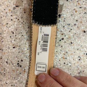 GUESS  belt. Size S.38 Inches long.blackwith silver studs.  Great condition .